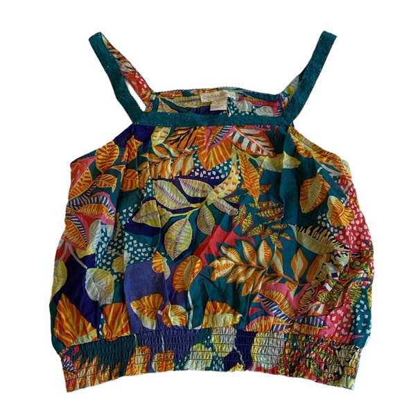 Cynthia Rowley Tops - NWOT Cynthia Rowley Crop Top Tank -  Botanical Pattern